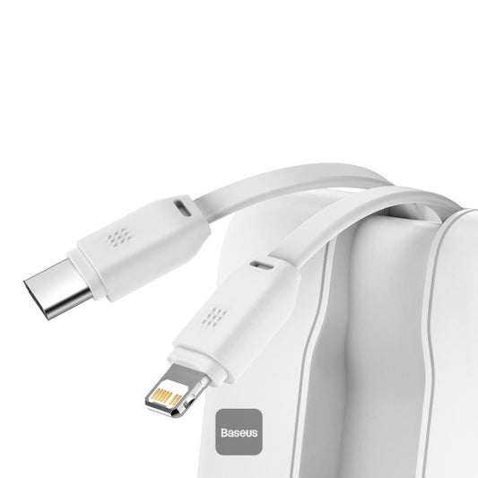 Baseus 22.5W 10000mAh Fast Charge Power Bank with Built-in Type C & Lightning Cable